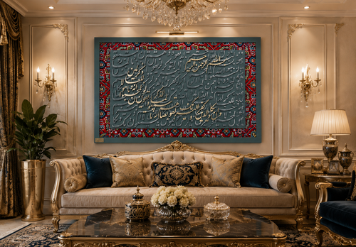 تابلو دکوراتیو وانیکاد حاشیه فرش